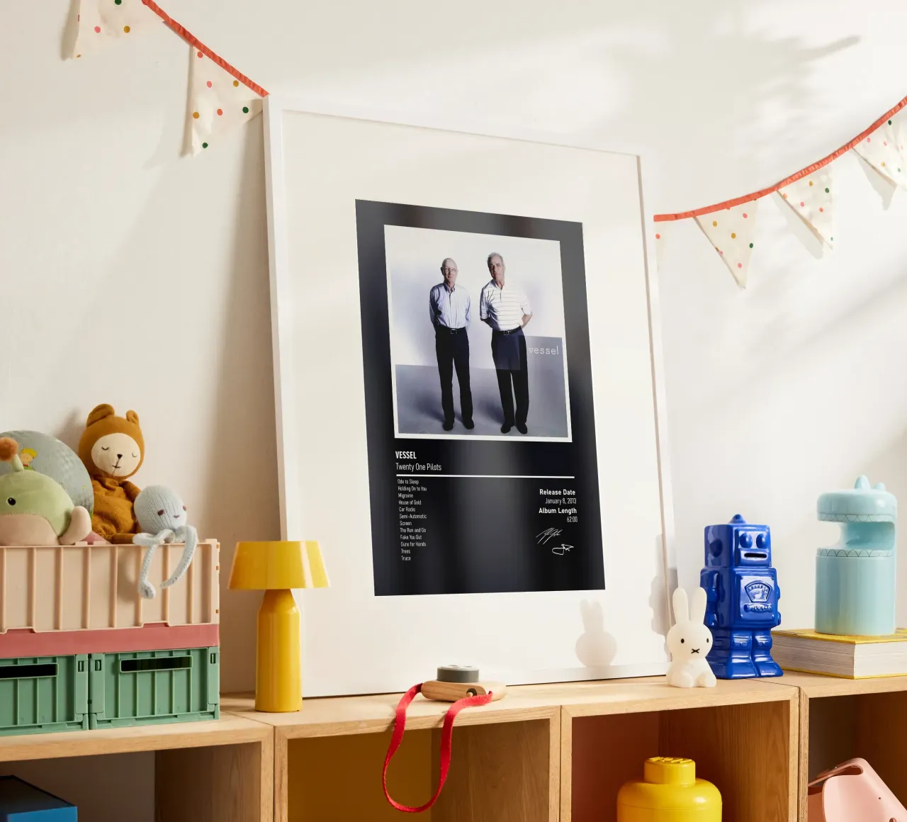 Vessel (2013) by Twenty One Pilots poster con telaio in legno da DGUnder
