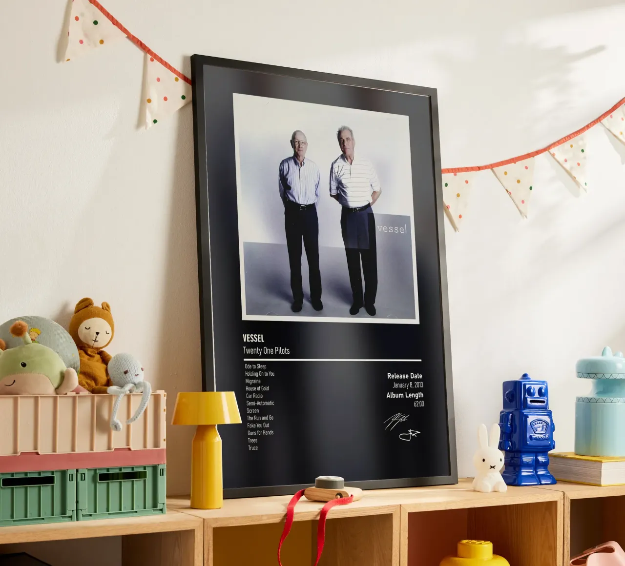 Vessel (2013) by Twenty One Pilots poster con telaio in legno da DGUnder