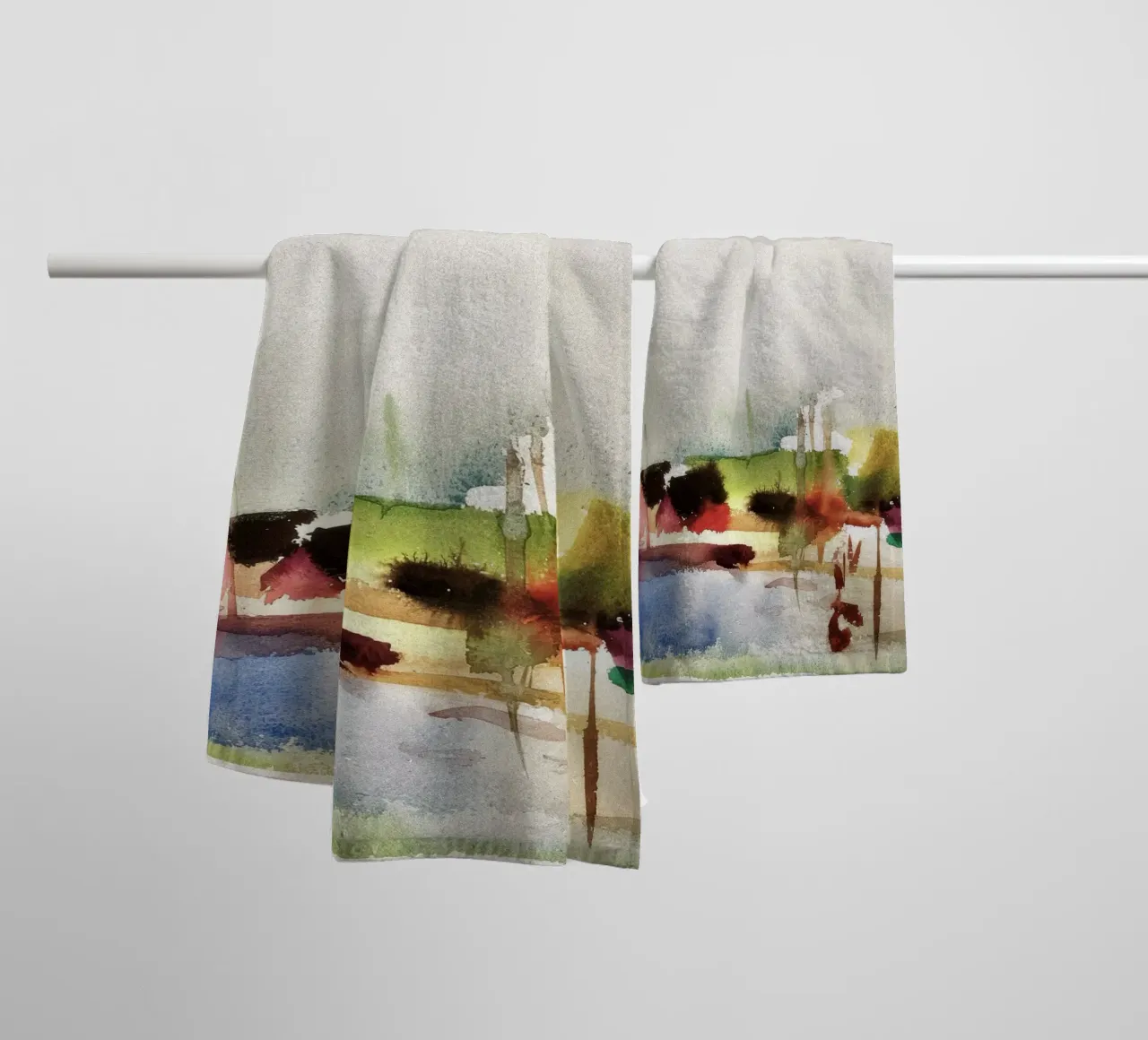 sketch vibrant asciugamano da bagno da Histrol