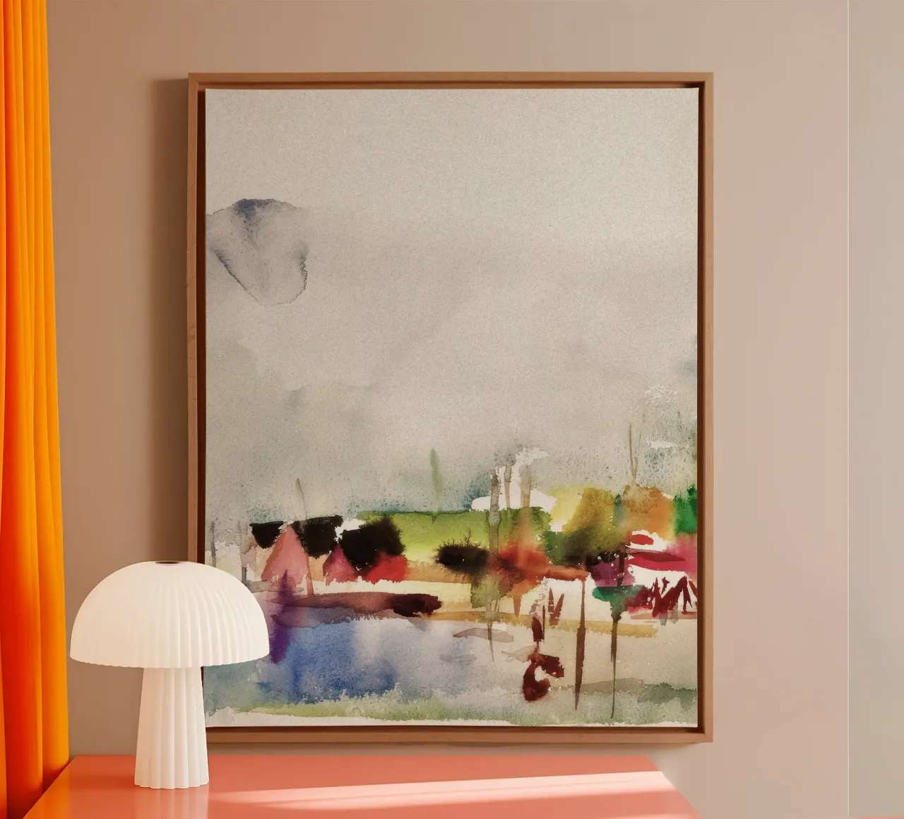 sketch vibrant tela con Cornice a cassetta da Histrol