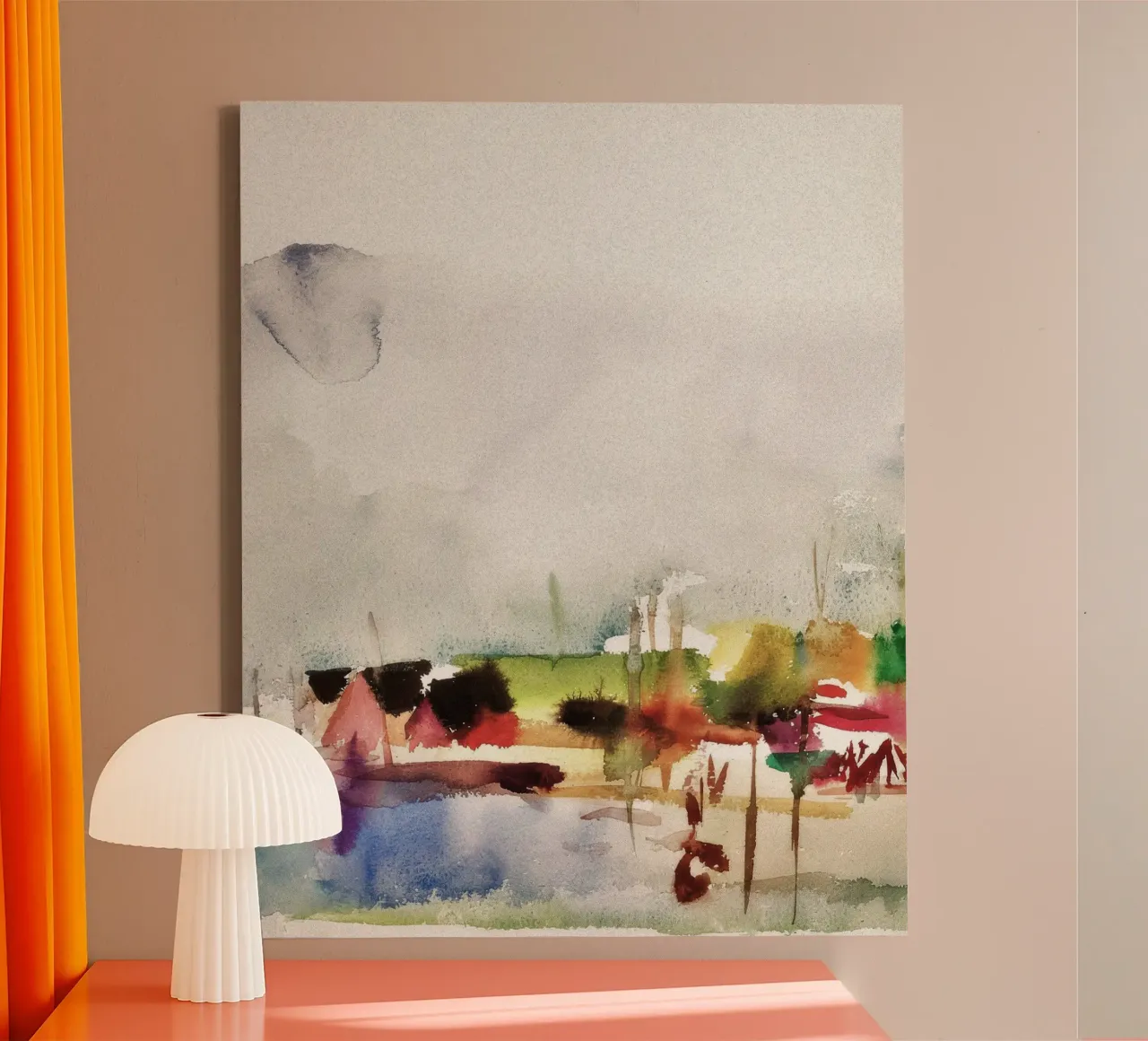 sketch vibrant tela con Cornice a cassetta da Histrol