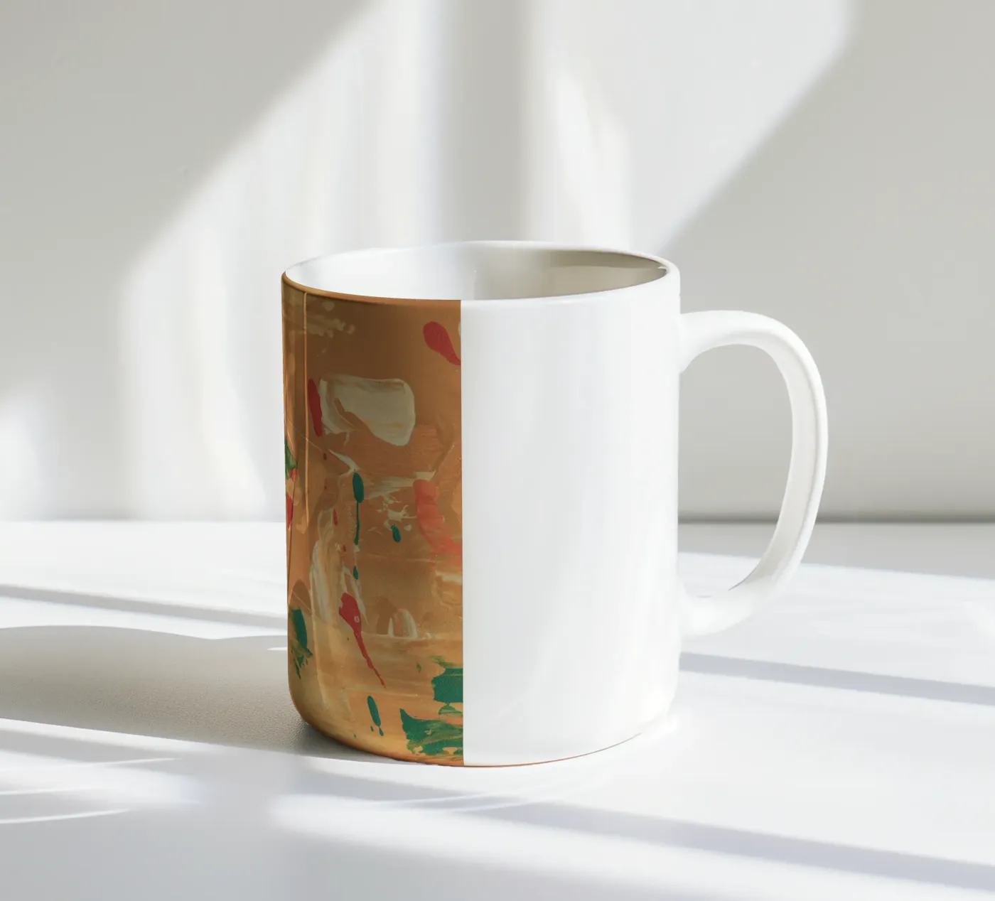 texture beige ceramic mug by prindy