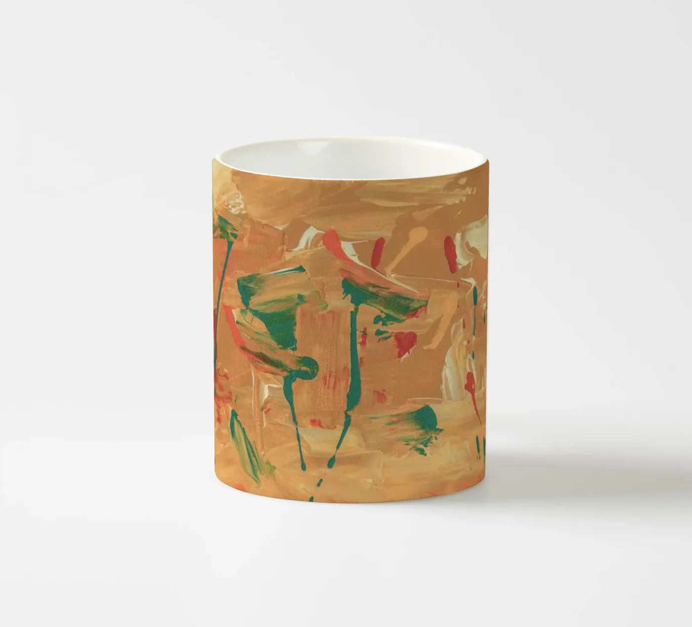 texture beige ceramic mug by prindy