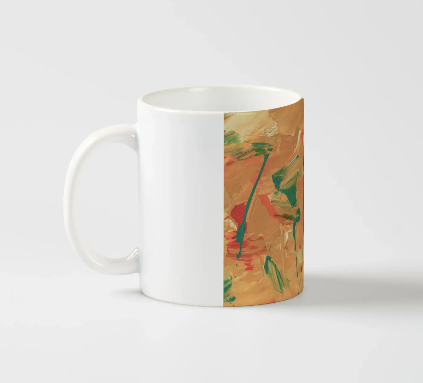 texture beige ceramic mug by prindy