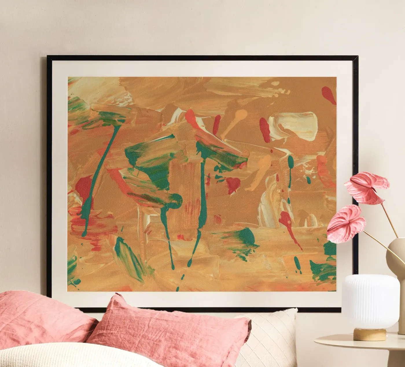 texture beige Poster von prindy