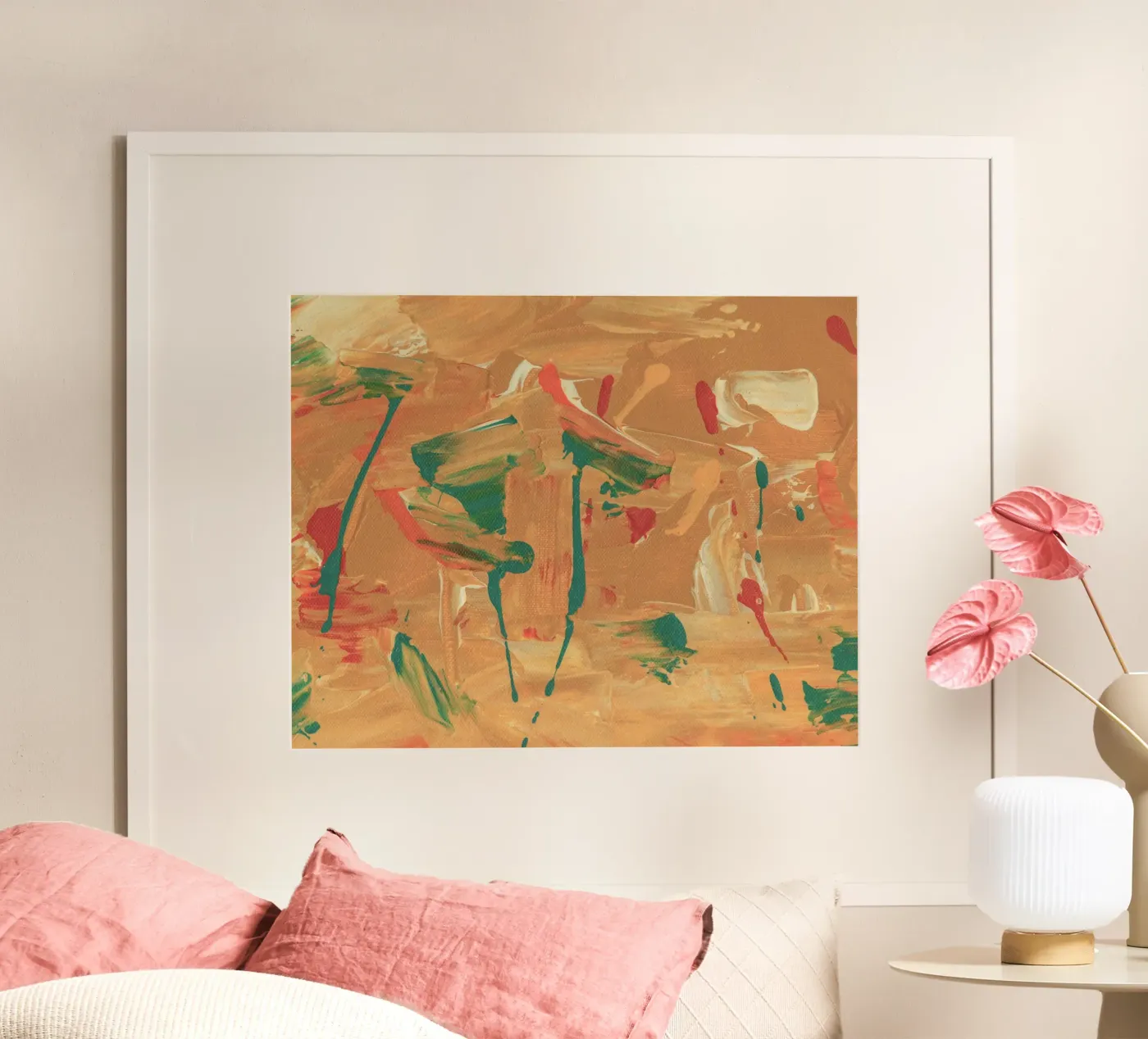 texture beige Poster von prindy