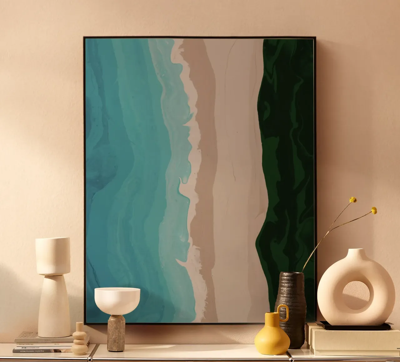 turquoise striped plexiglass da prindy