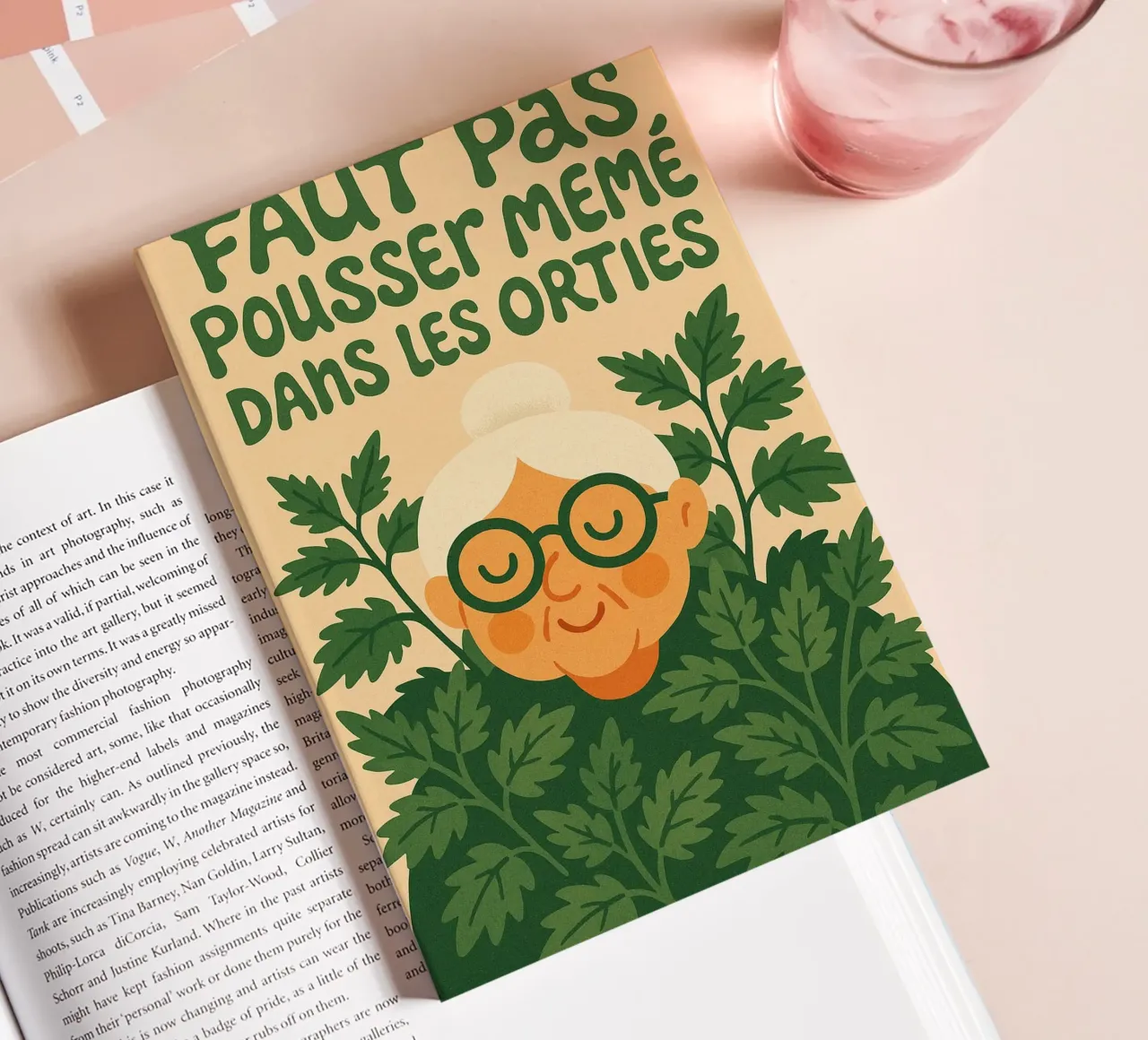 Don't push Granny into the nettles notebook by Art Typo Essentiel