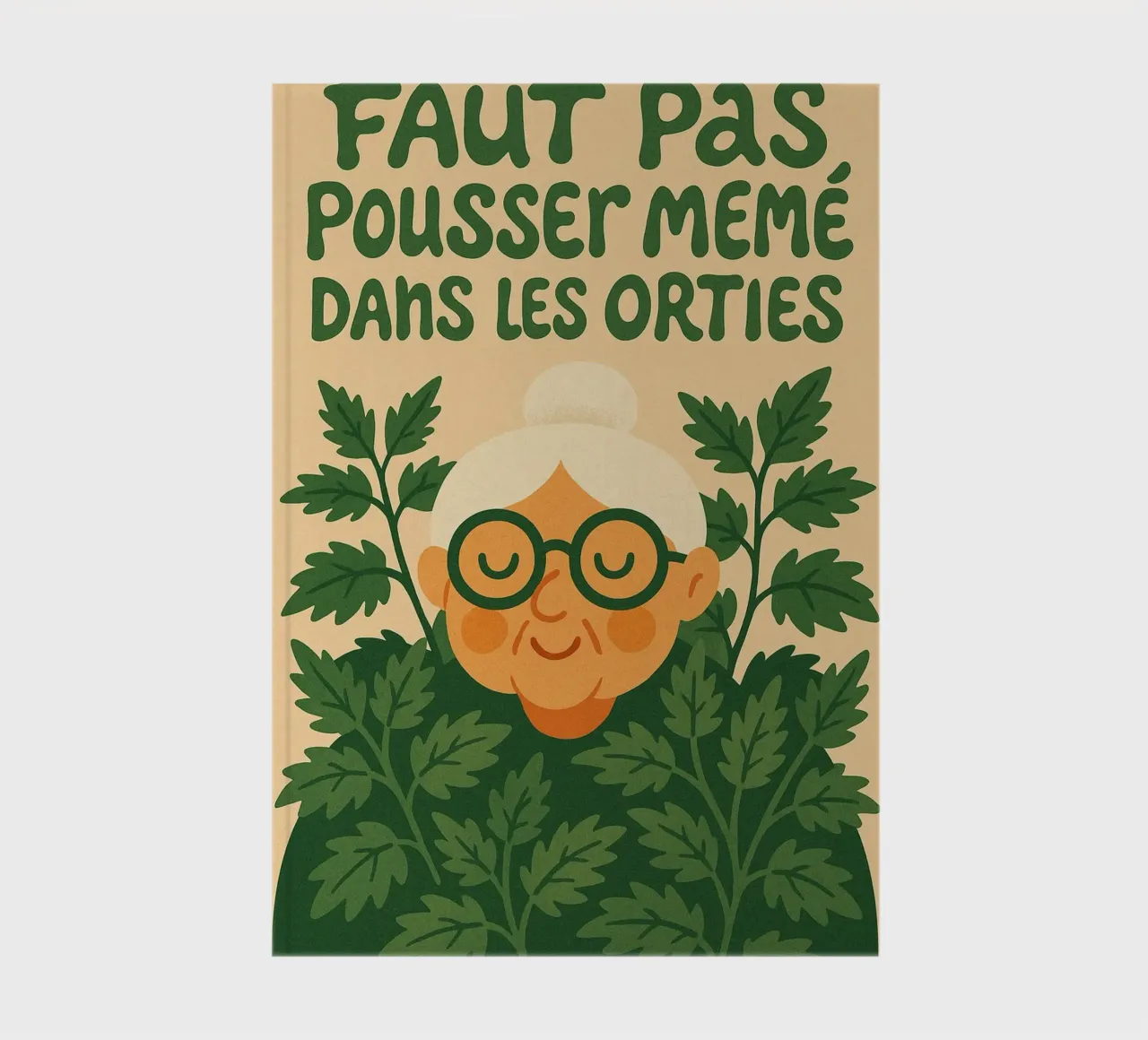 Don't push Granny into the nettles notebook by Art Typo Essentiel