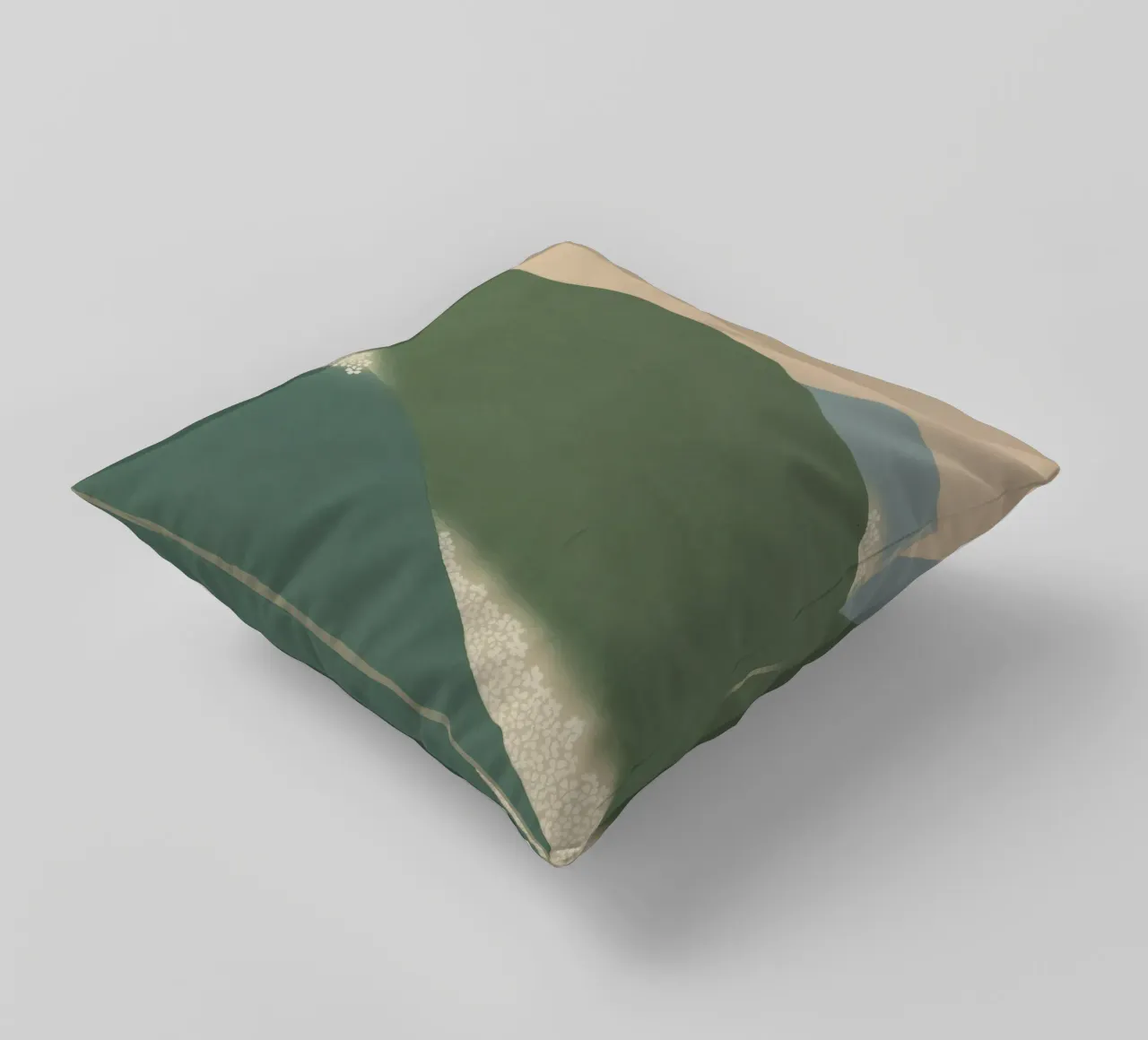 mountains landscape clouds decorative cushion by prindy