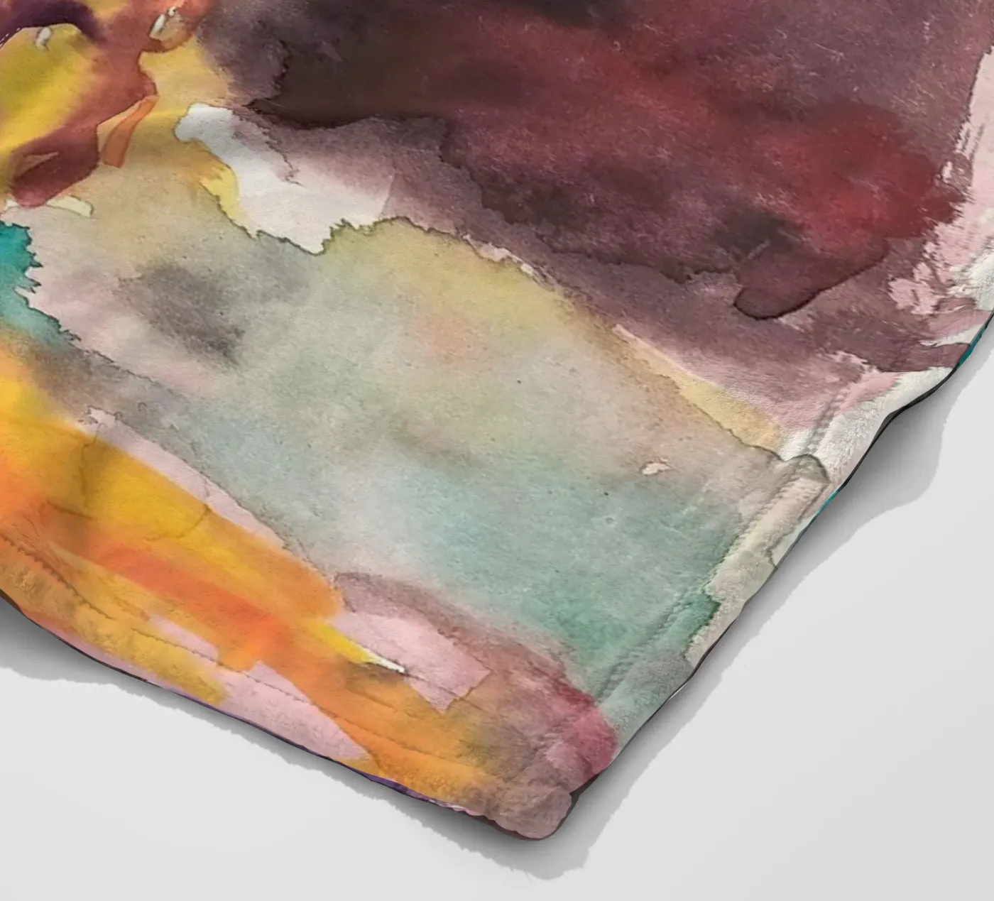 stream foliage fleece blanket by Histrol