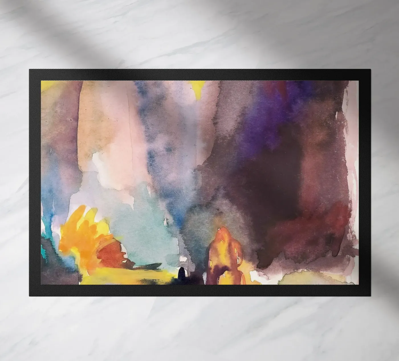 stream foliage doormat by Histrol