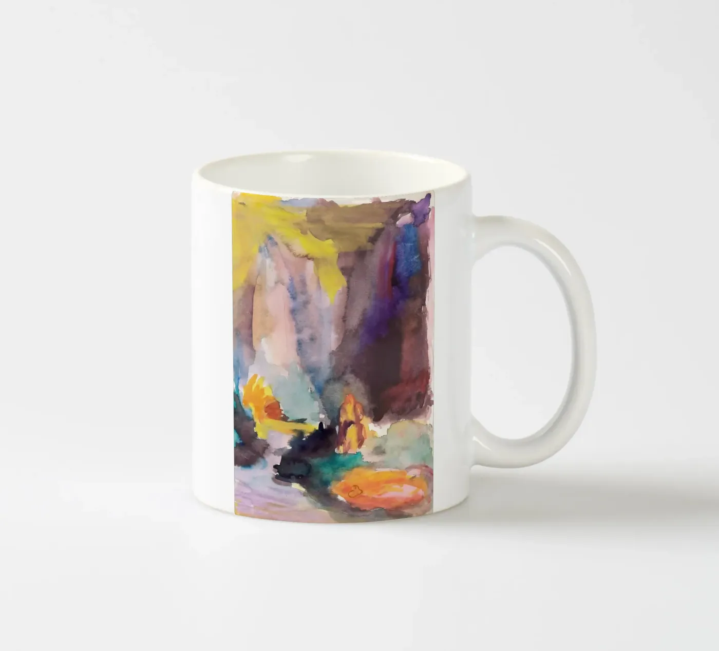 stream foliage ceramic mug by Histrol