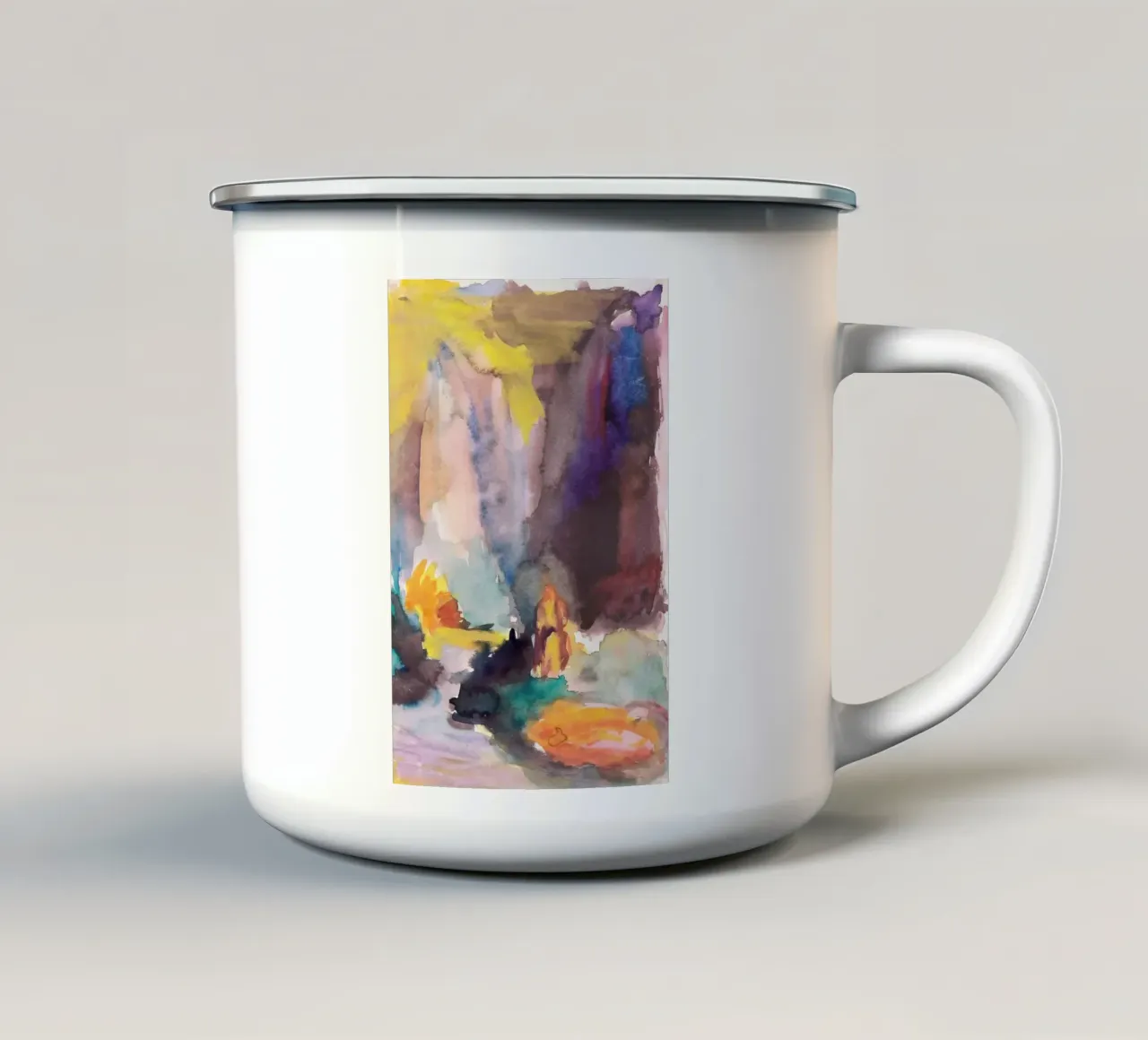 stream foliage tazza in smalto da Histrol