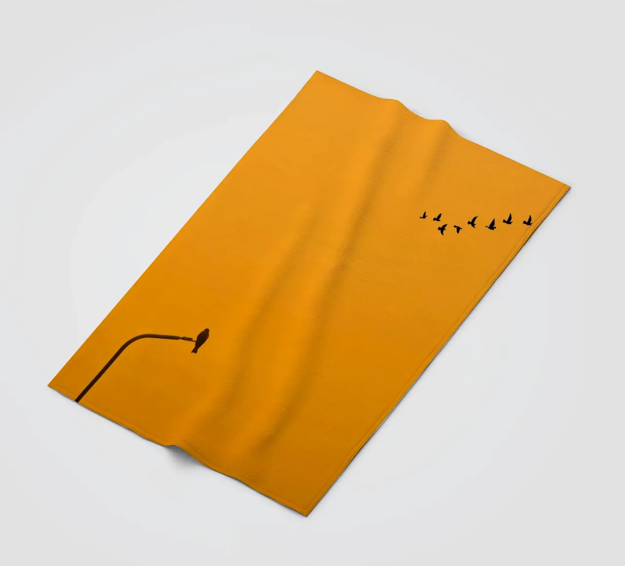 tranquility nature minimalism fleece blanket by prindy