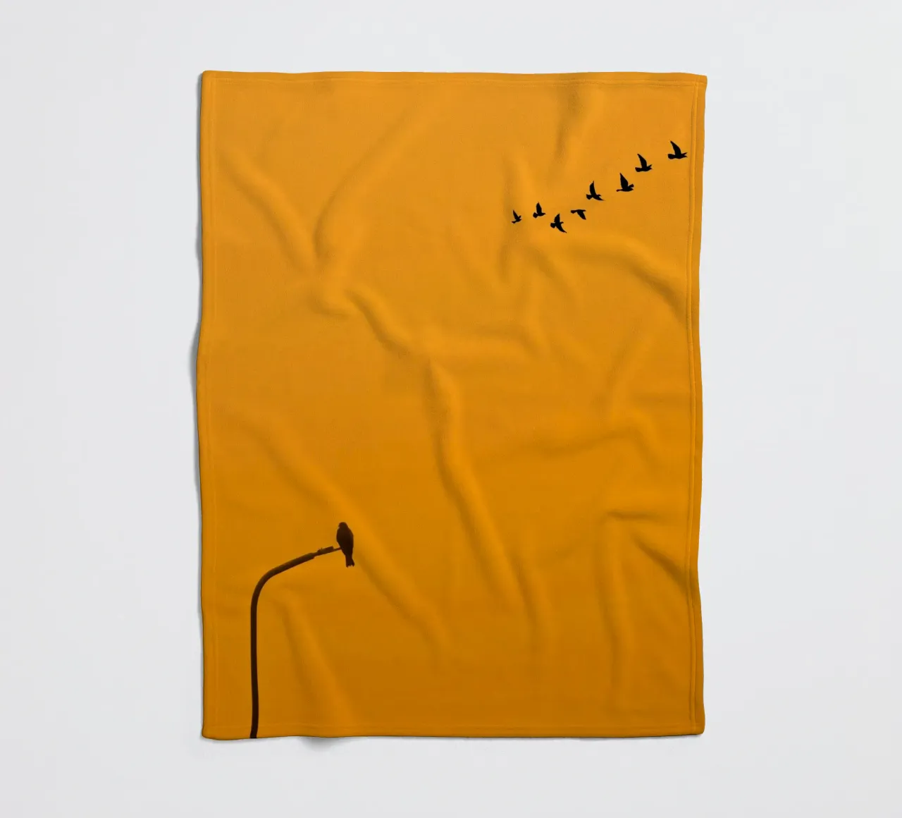 tranquility nature minimalism fleece blanket by prindy