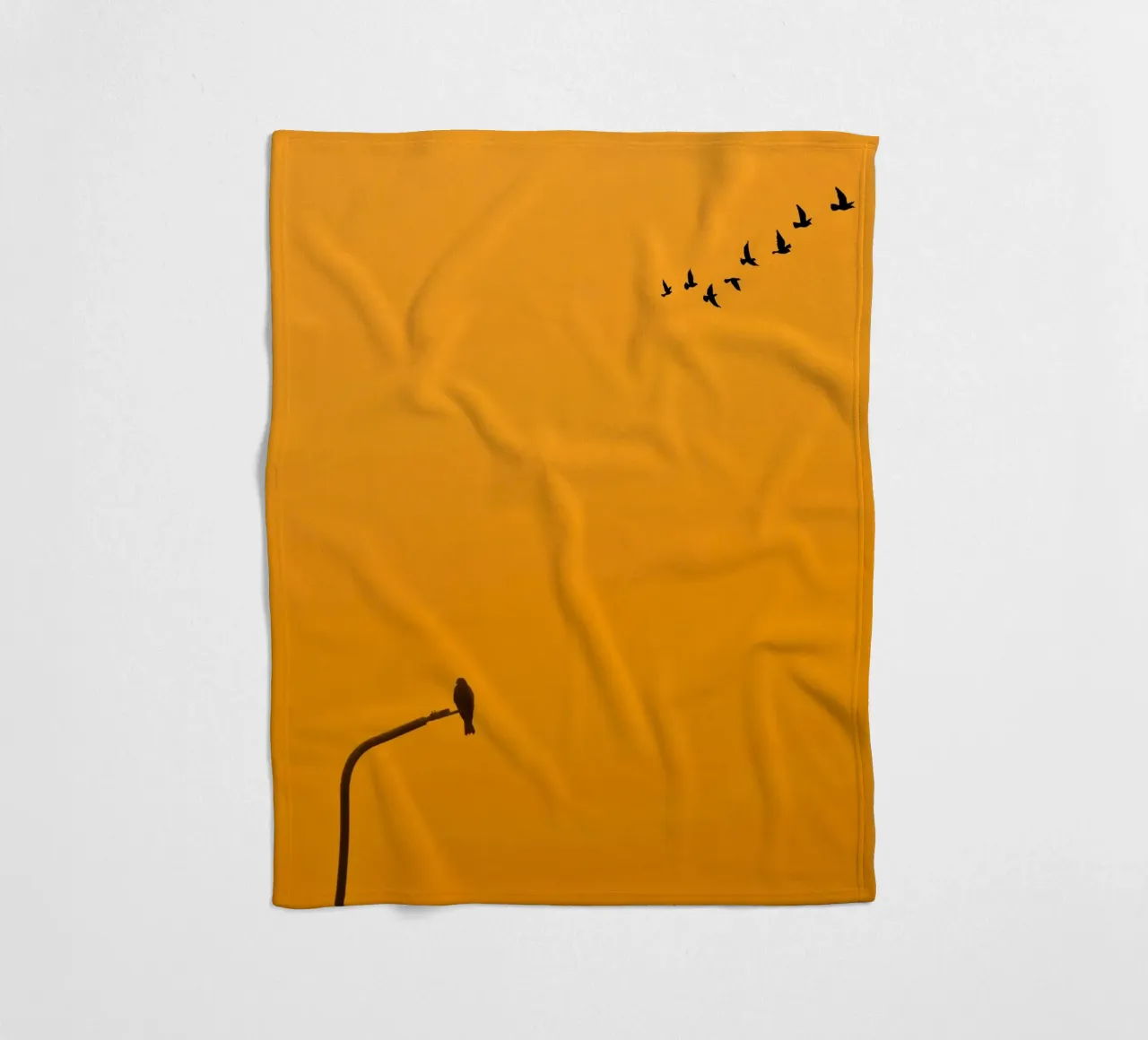 tranquility nature minimalism fleece blanket by prindy