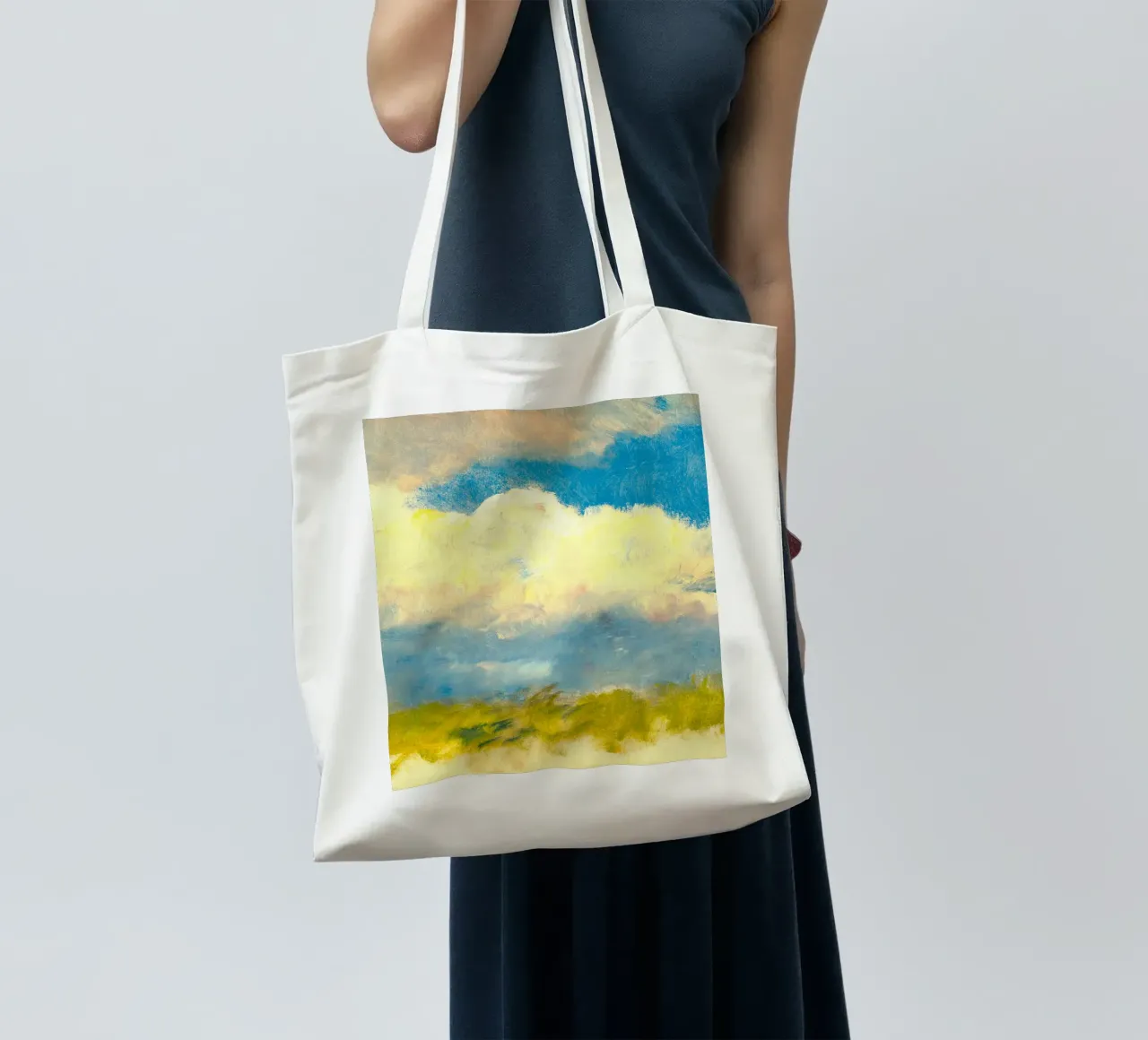 horizon blue sky tote bag by Histrol