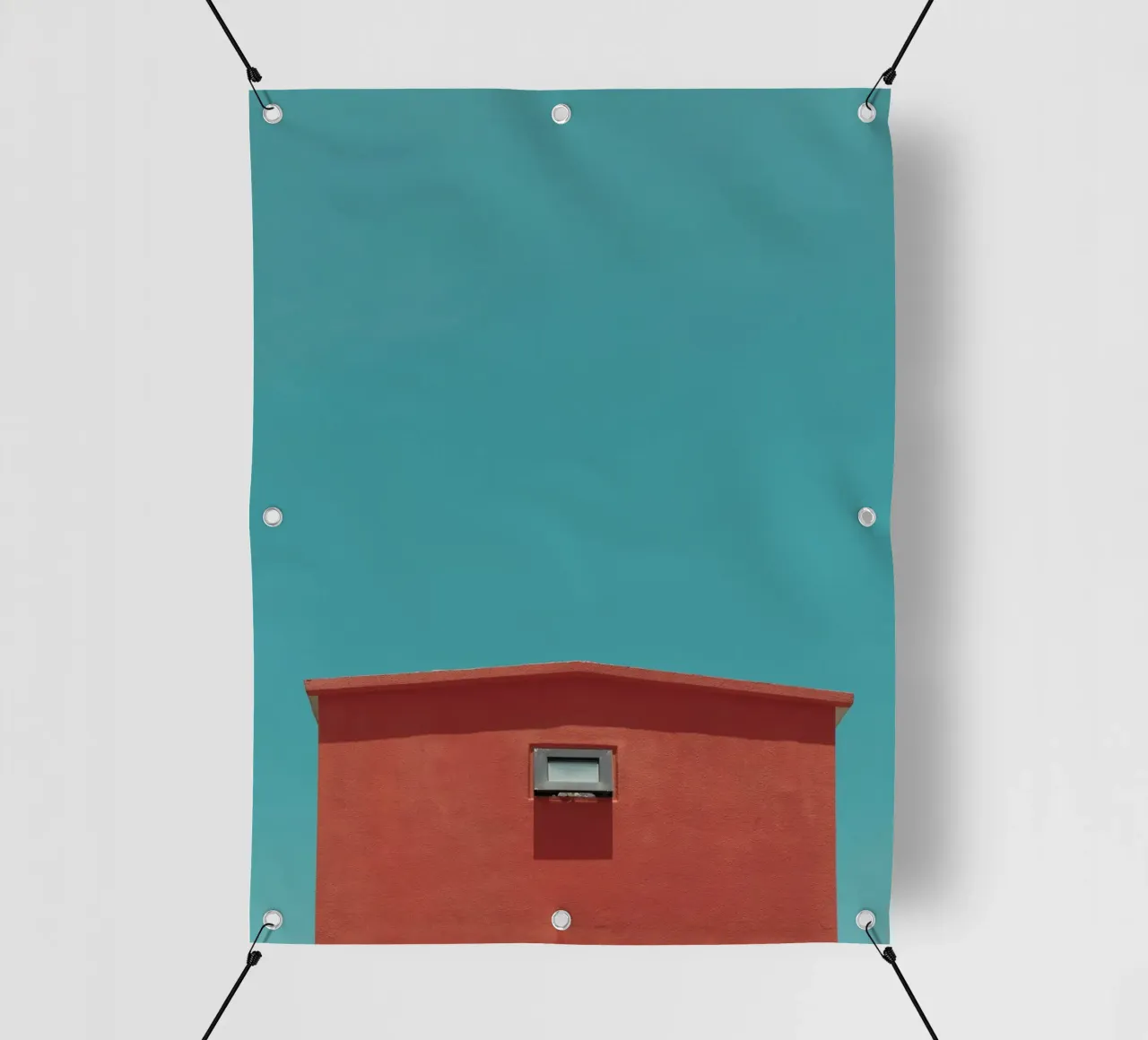 minimal architecture aerial telo in pvc da prindy