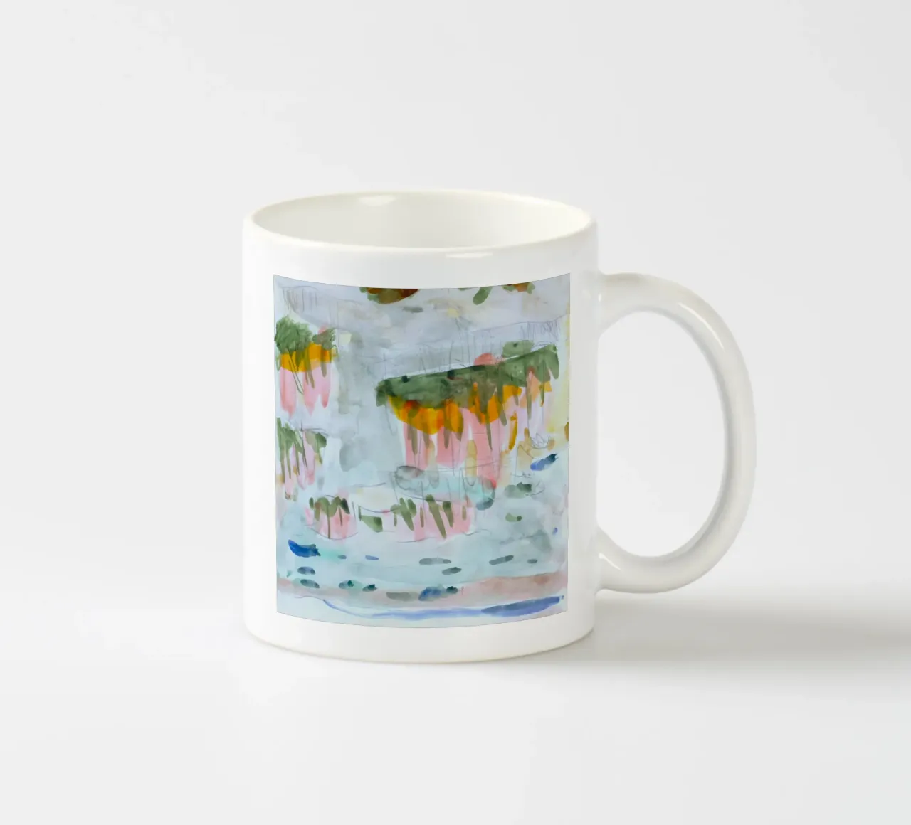 greenery lands tazza in ceramica da Histrol