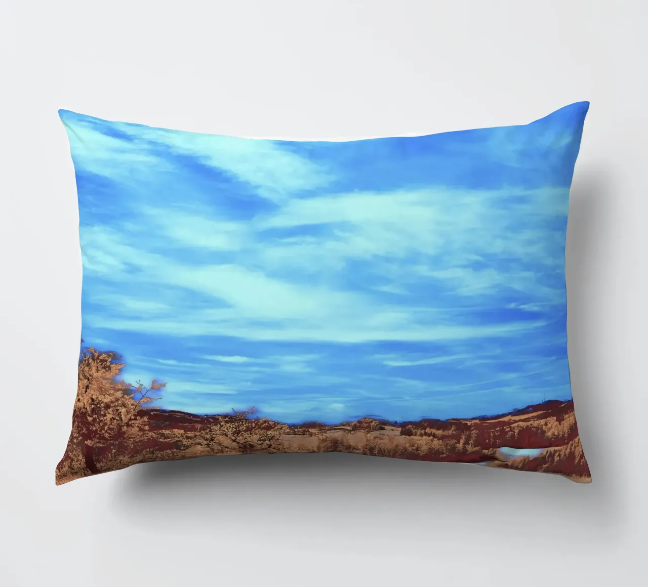 meadow grass river cuscino da prindy