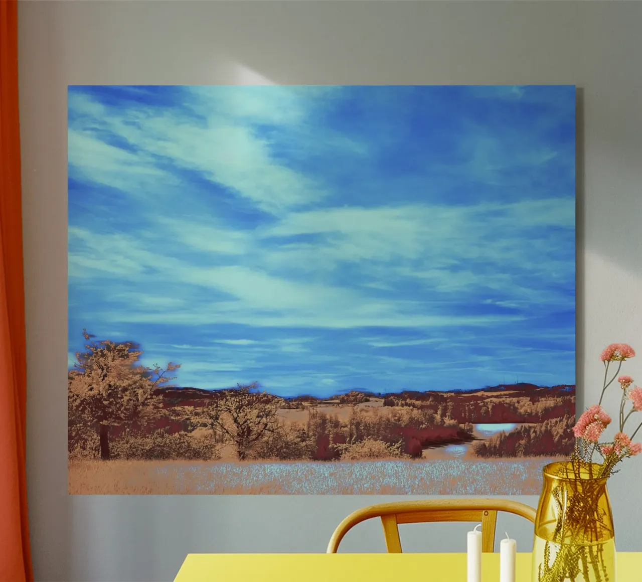 meadow grass river plexiglass da prindy