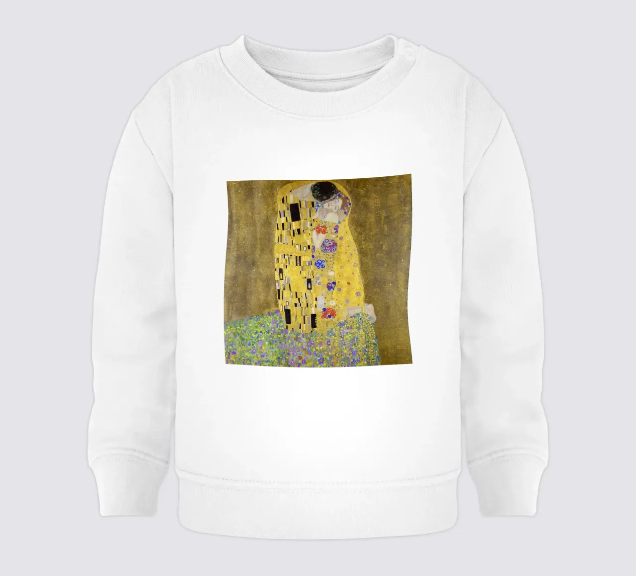 Il bacio (1907-1908) di Gustav Klimt felpa neonato da Art History