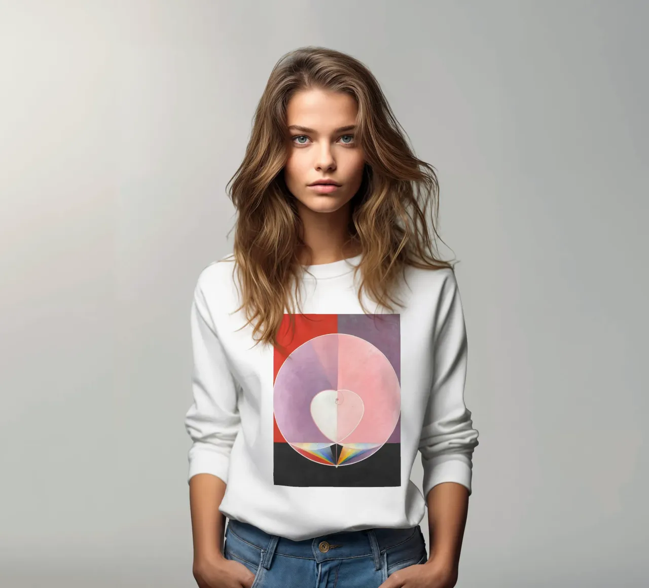 Colombe n. 2 (1915) di Hilma af Klint felpa da Venus Art