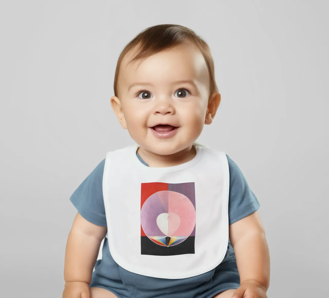 Colombe n. 2 (1915) di Hilma af Klint bavaglino da Venus Art