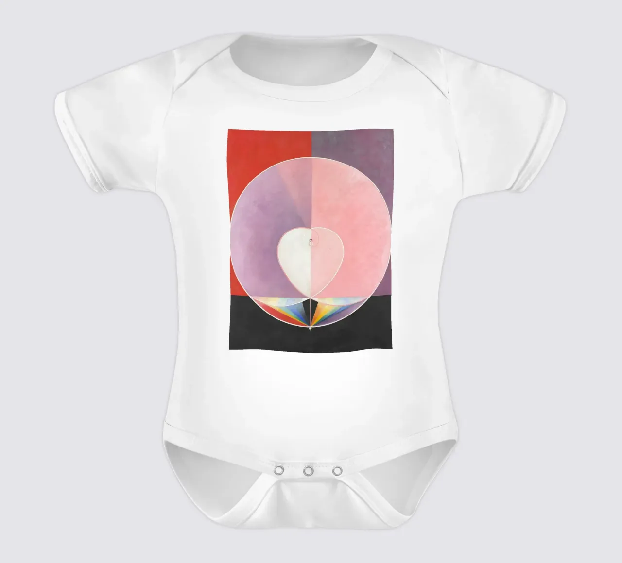 Colombe n. 2 (1915) di Hilma af Klint body neonato maniche corte da Venus Art