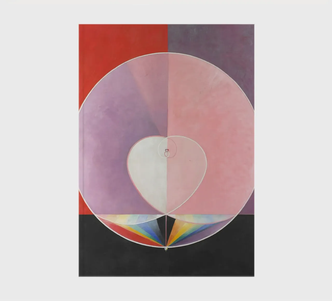 Doves No. 2 (1915) by Hilma af Klint notebook by Venus Art