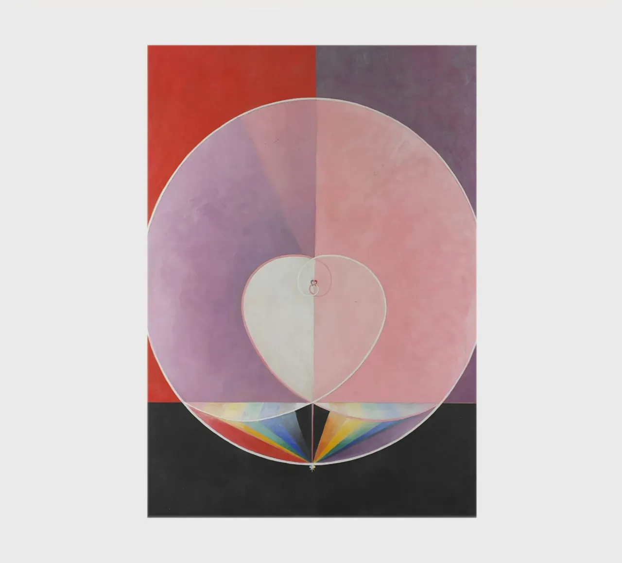 Doves No. 2 (1915) by Hilma af Klint notebook by Venus Art