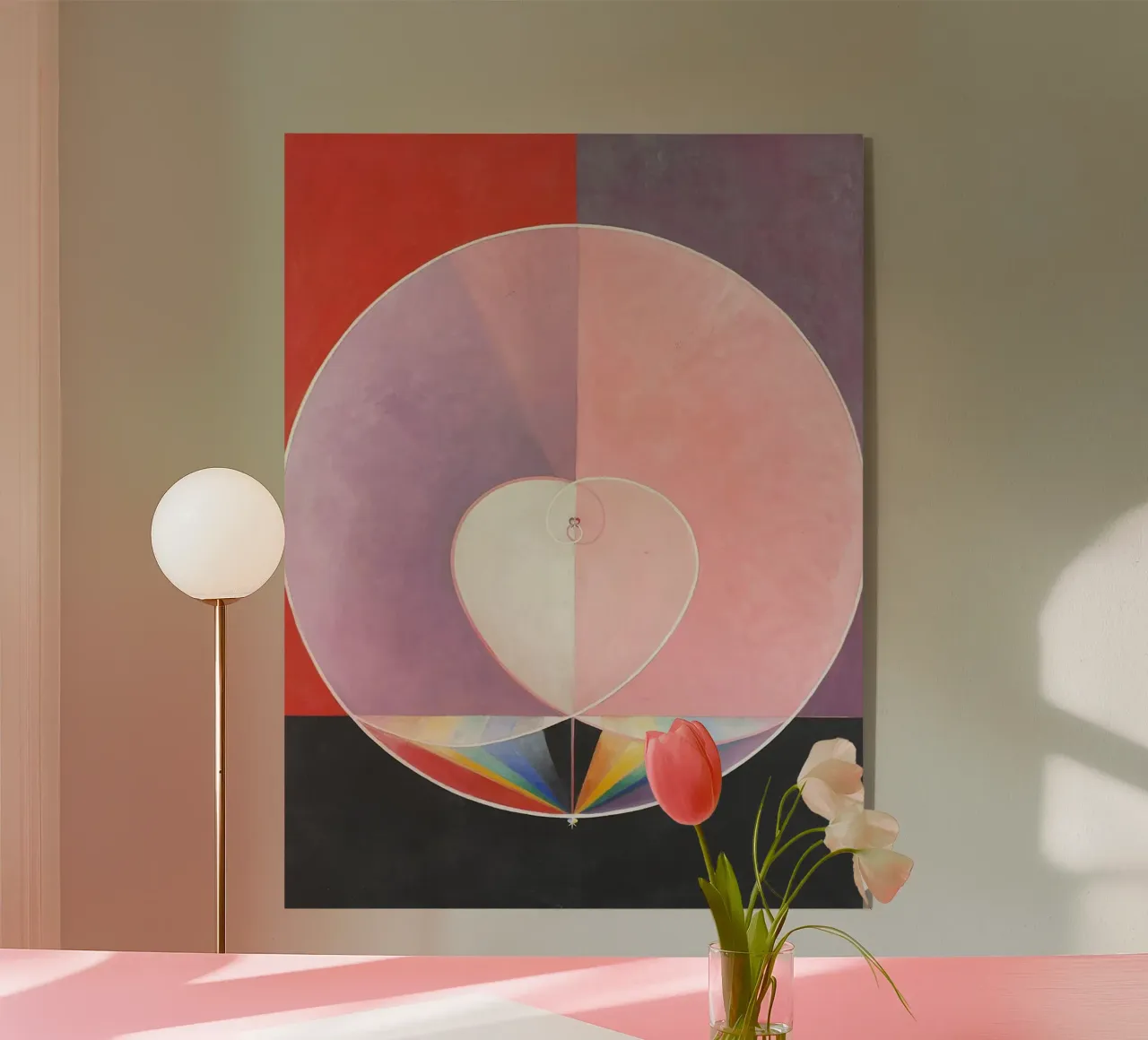 Colombe n. 2 (1915) di Hilma af Klint plexiglass da Venus Art