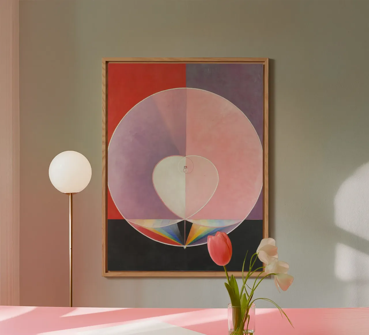 Colombe n. 2 (1915) di Hilma af Klint alluminio dibond da Venus Art