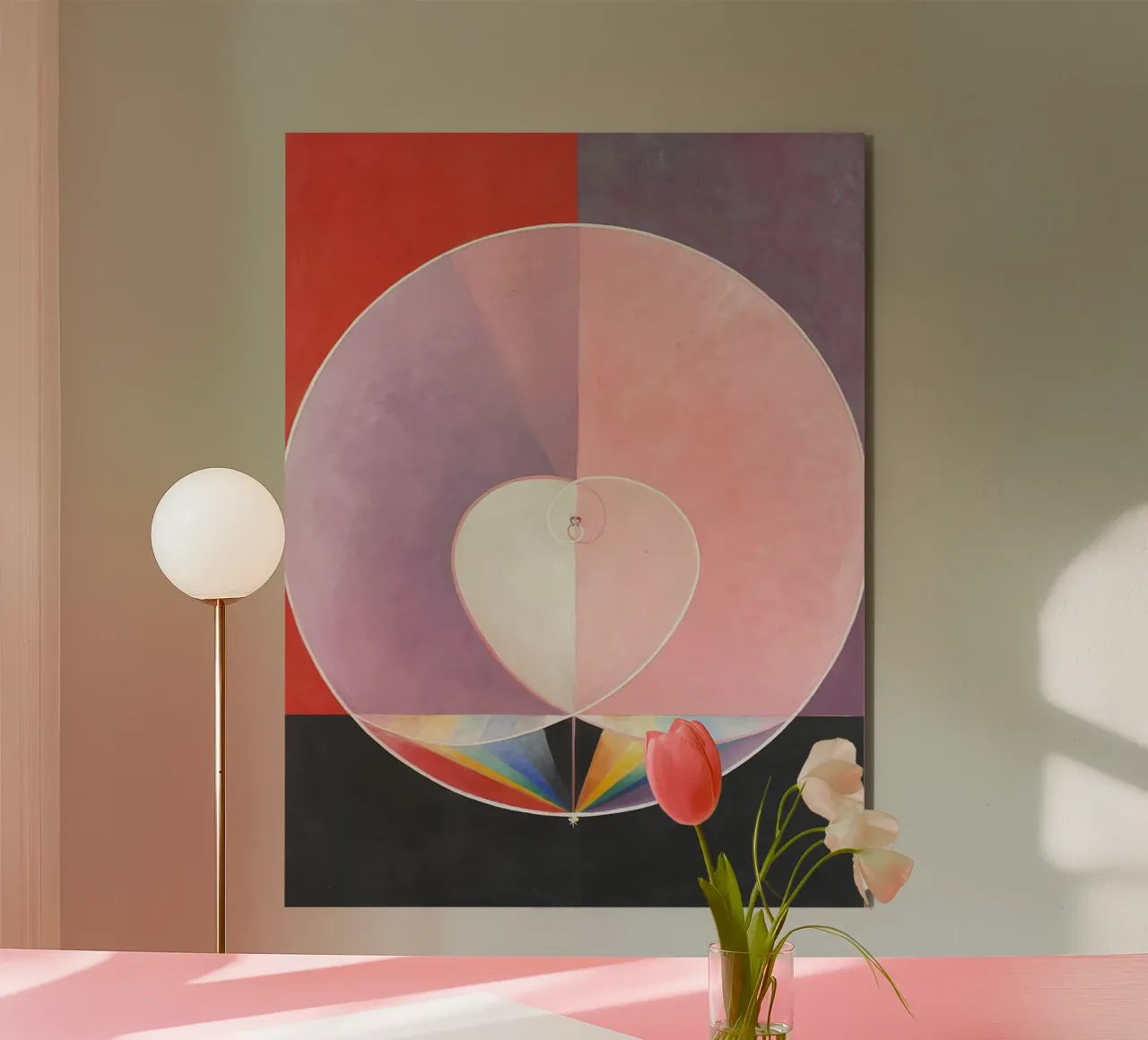 Colombe n. 2 (1915) di Hilma af Klint alluminio dibond da Venus Art