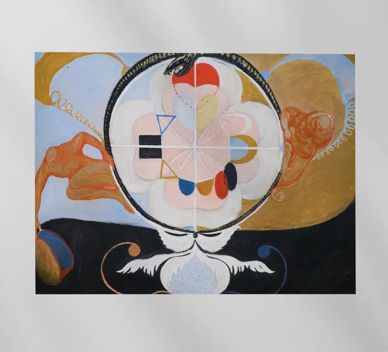 Evoluzione, n. 13, Gruppo VI (1908) di Hilma af Klint pellicola backlit da Venus Art