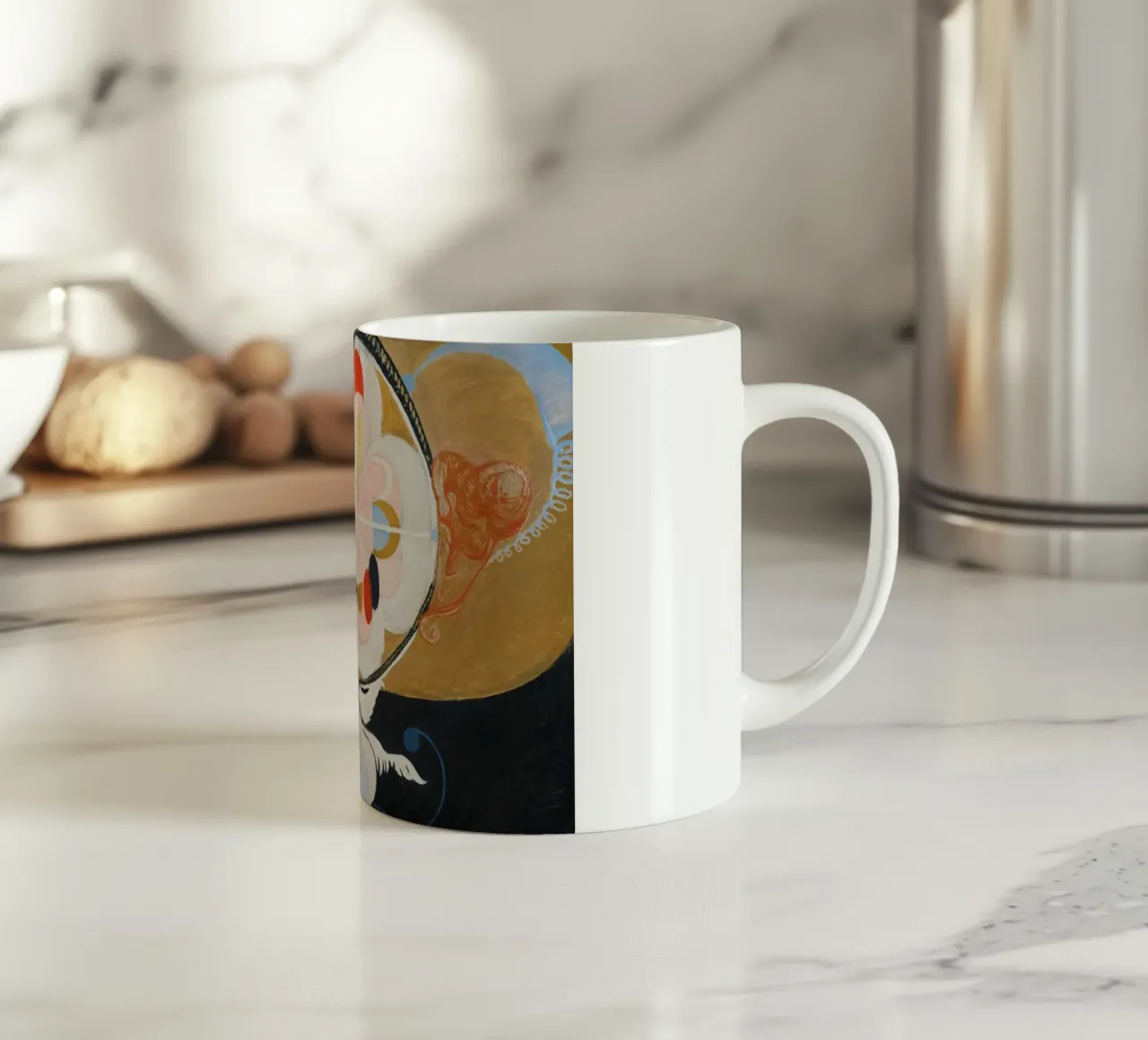 Evoluzione, n. 13, Gruppo VI (1908) di Hilma af Klint tazza in ceramica da Venus Art