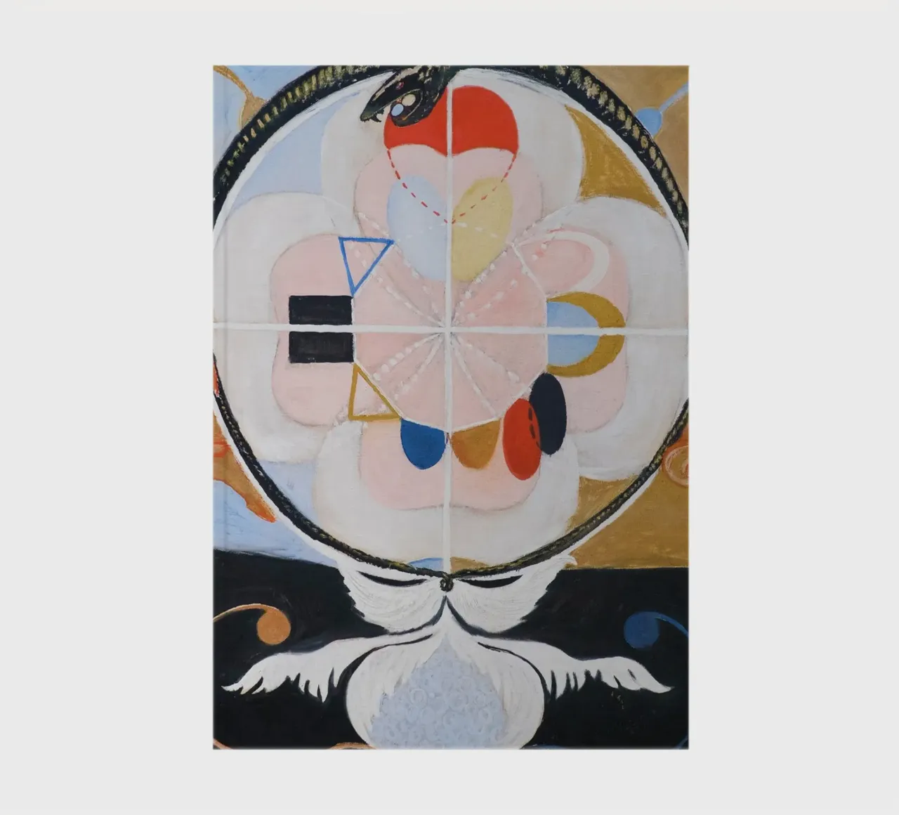 Evolution, No. 13, Group VI (1908) by Hilma af Klint notebook by Venus Art