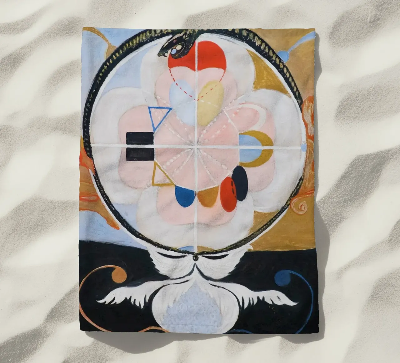 Evoluzione, n. 13, Gruppo VI (1908) di Hilma af Klint telo mare da Venus Art