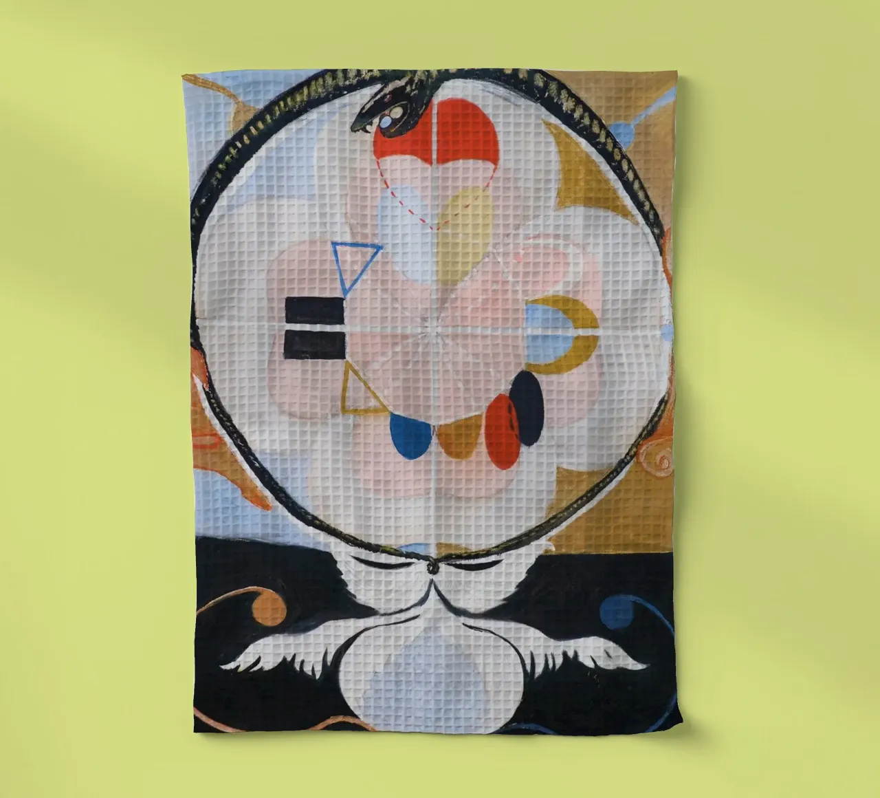 Evolution, n° 13, groupe VI (1908) par Hilma af Klint torchon de Venus Art