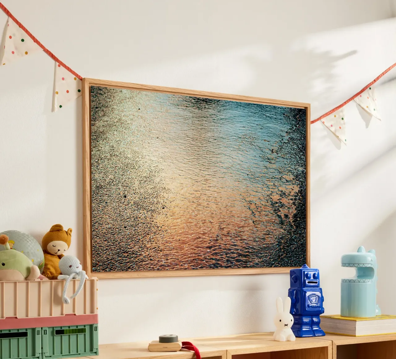 reflection sunset ripples plexiglass da twillight