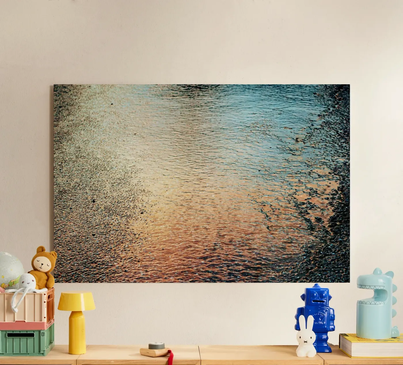 reflection sunset ripples plexiglass da twillight