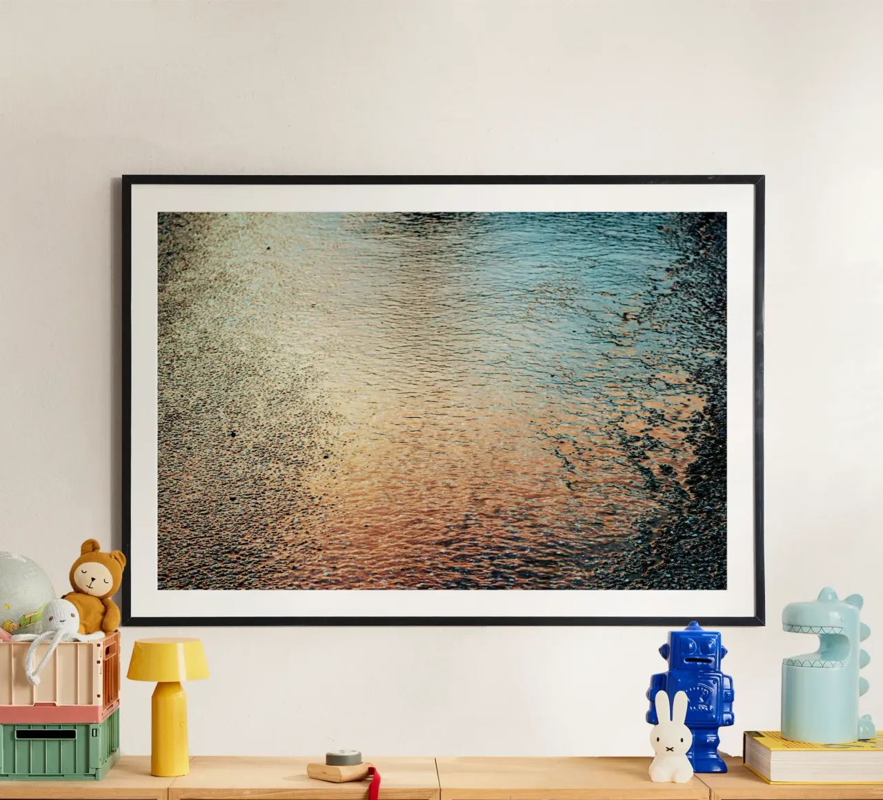 reflection sunset ripples poster da twillight