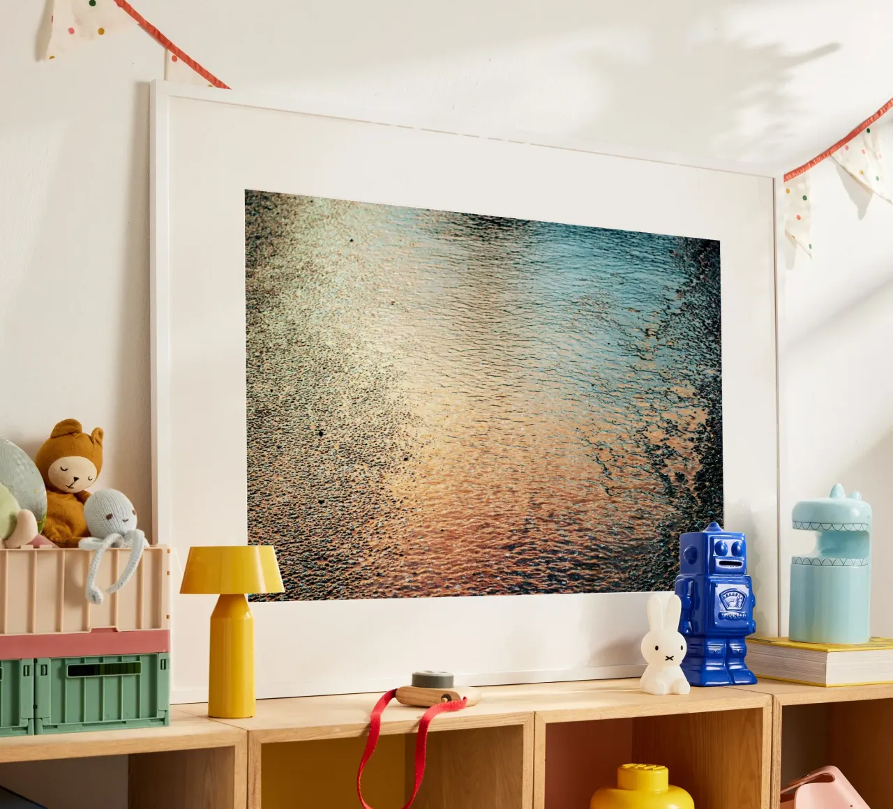 reflection sunset ripples poster da twillight