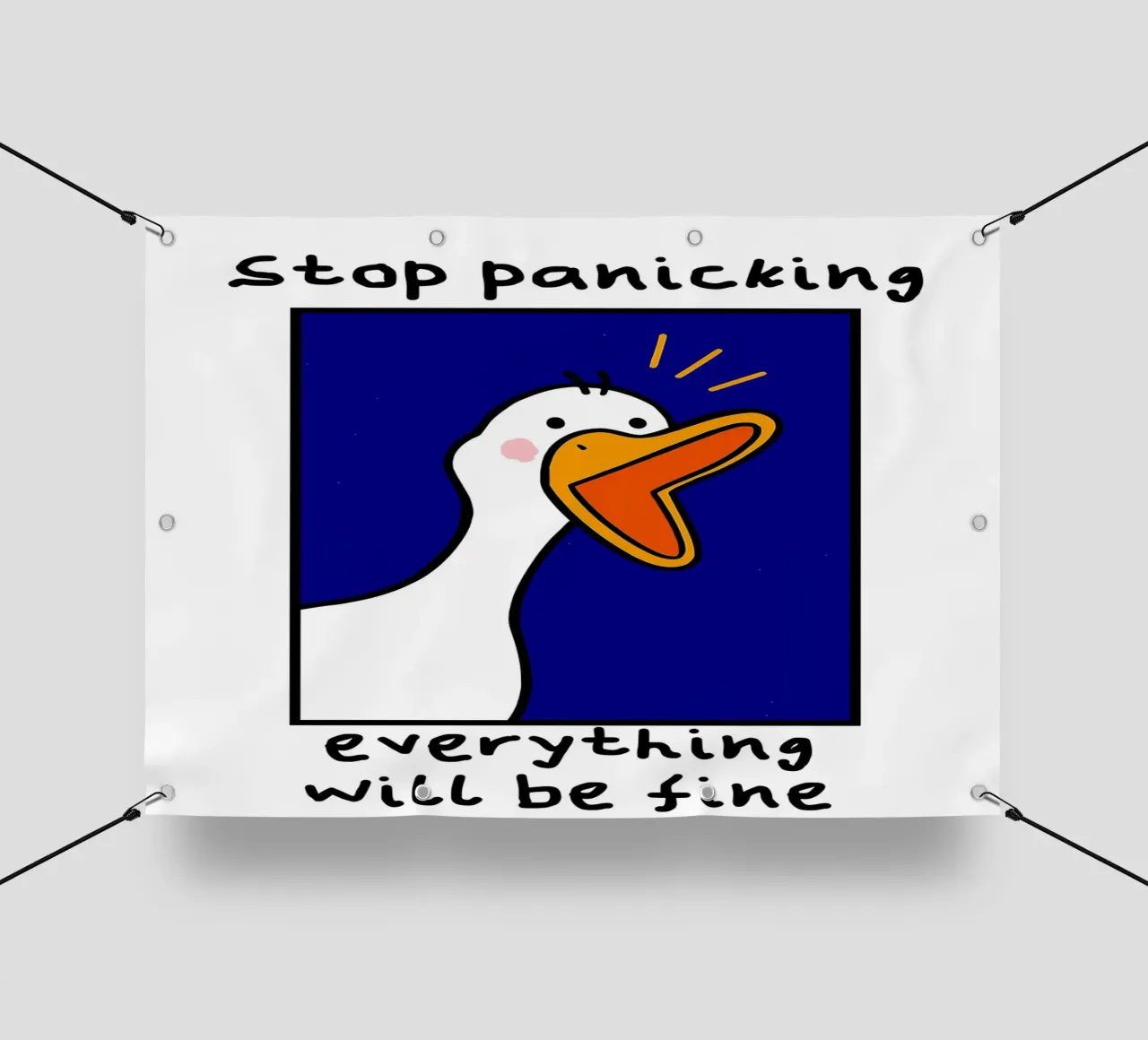 everything will be fine telo in pvc da ramosashop