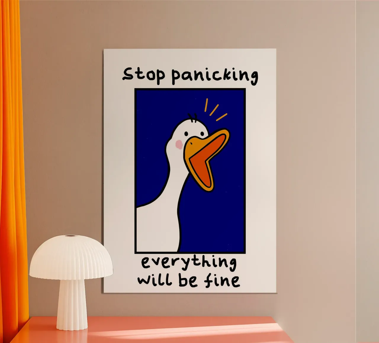 everything will be fine alluminio dibond da ramosashop