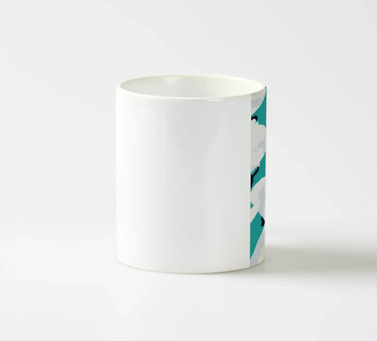 Bellissimo alto sei cigni tazza in ceramica da sharemantes