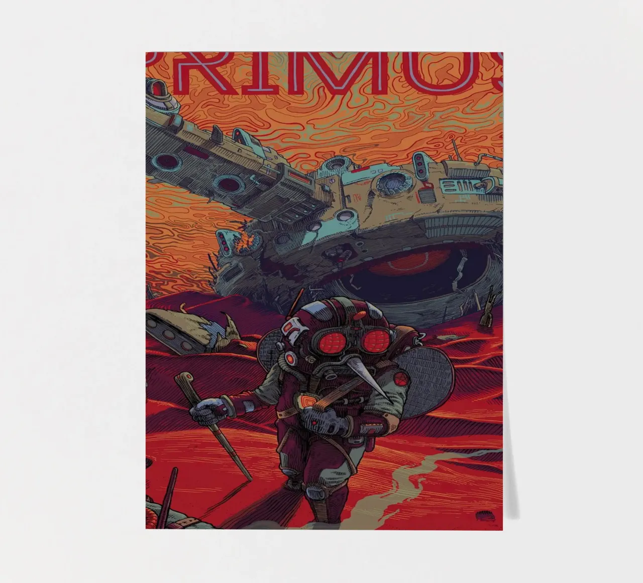 Primus - Long Beach, CA 6.24.22 planche autocollant de martina