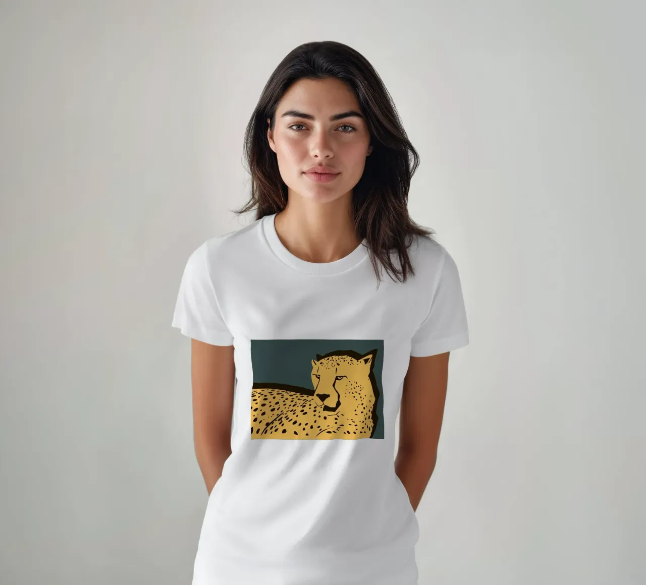 Ghepardo carino t-shirt da sharemantes