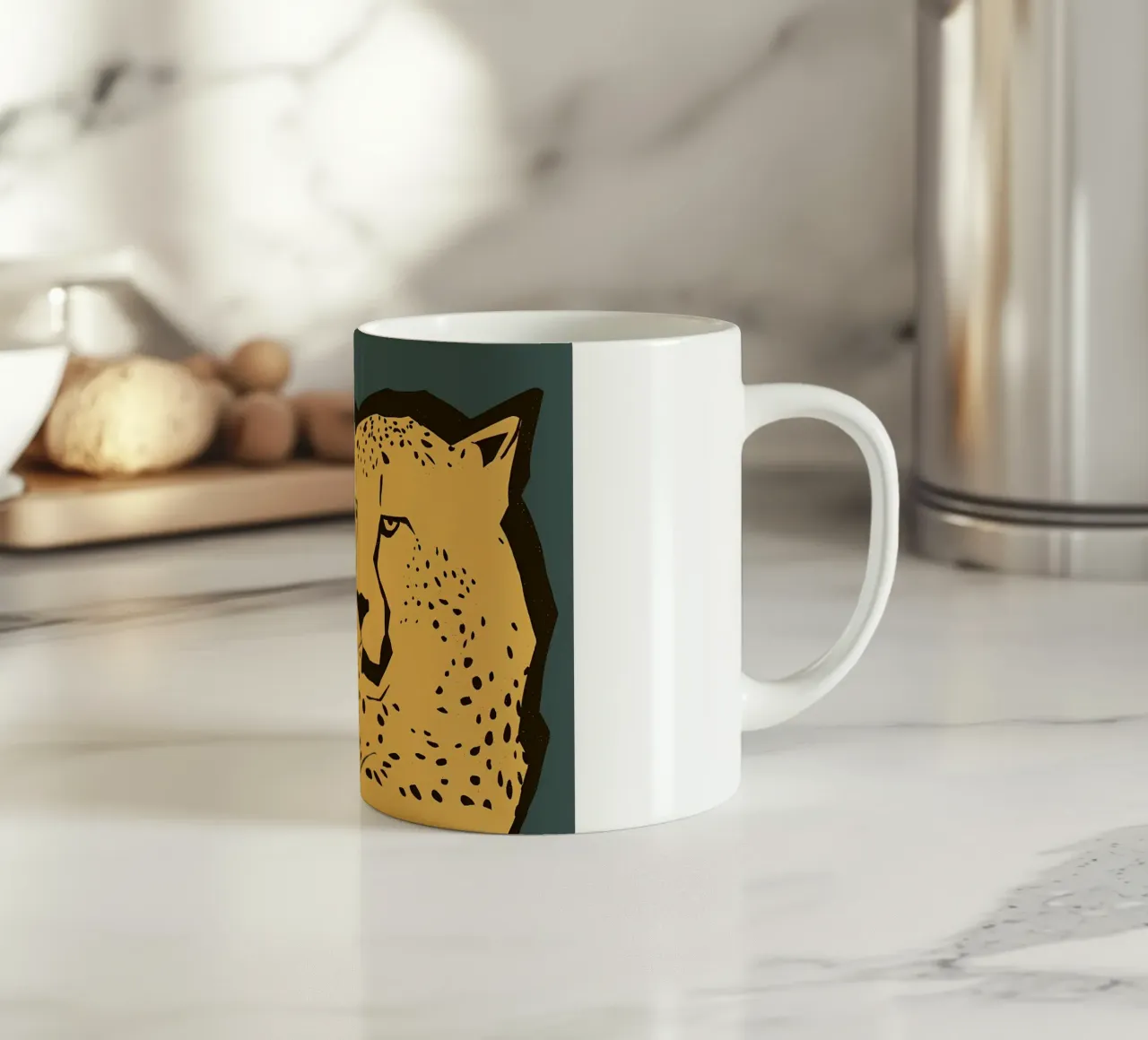 Ghepardo carino tazza in ceramica da sharemantes